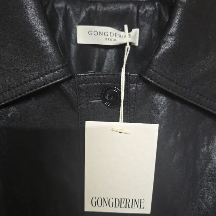 [BUNJANG] Gongderine Montana Black Leather Jacket (55-66) / GONGDERINE(공드린)몬타나 블랙레더자켓(55-66)