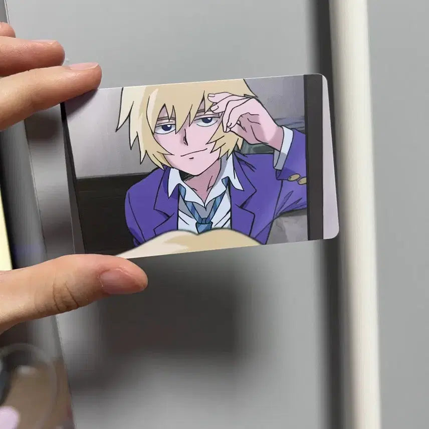 [BUNJANG] Mob Psycho 100 Reigen Arataka Photocard / 모브사이코 몹싸 콜라보카페 테루 카드
