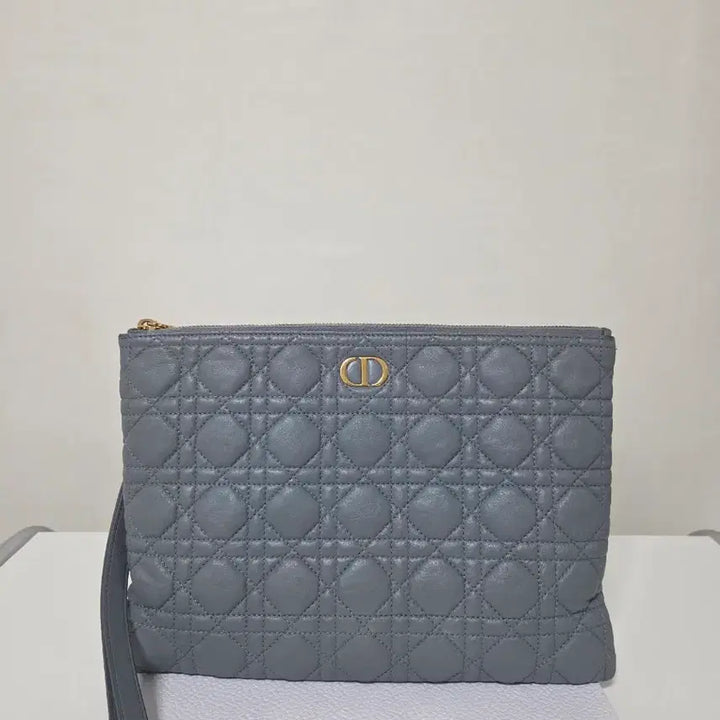 [BUNJANG] Dior Large Caro Daily Pouch - Cloud Blue / ["정품"]디올 라지 디올 카로 데일리 파우치 클라우드 블루 서플