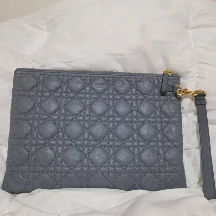 [BUNJANG] Dior Large Caro Daily Pouch - Cloud Blue / [S+급/정품]디올 라지 디올 카로 데일리 파우치 클라우드 블루 서플
