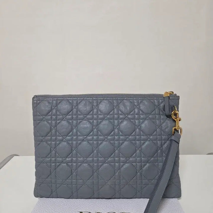 [BUNJANG] Dior Large Caro Daily Pouch - Cloud Blue / ["정품"]디올 라지 디올 카로 데일리 파우치 클라우드 블루 서플