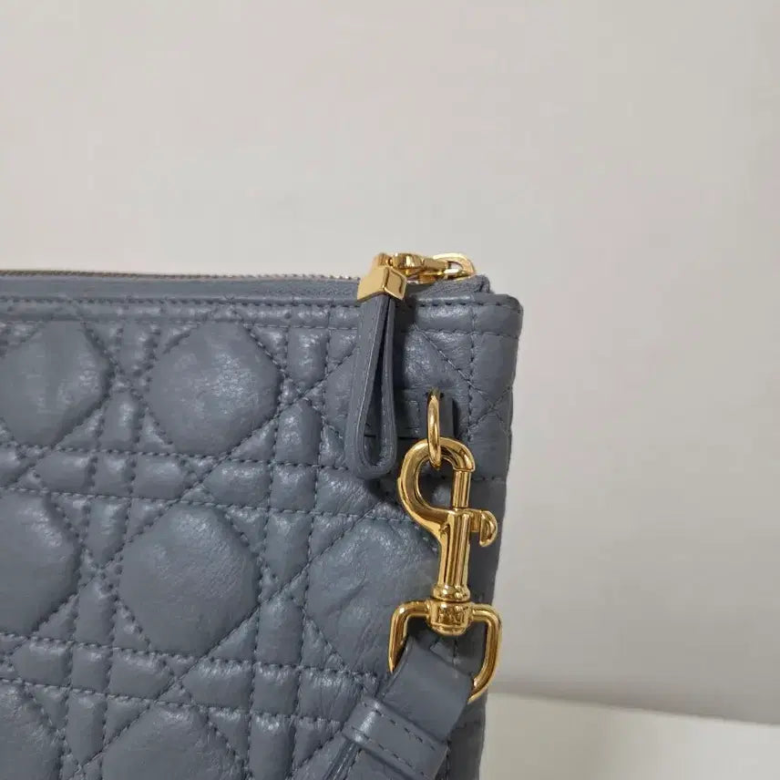 [BUNJANG] Dior Large Caro Daily Pouch - Cloud Blue / ["정품"]디올 라지 디올 카로 데일리 파우치 클라우드 블루 서플