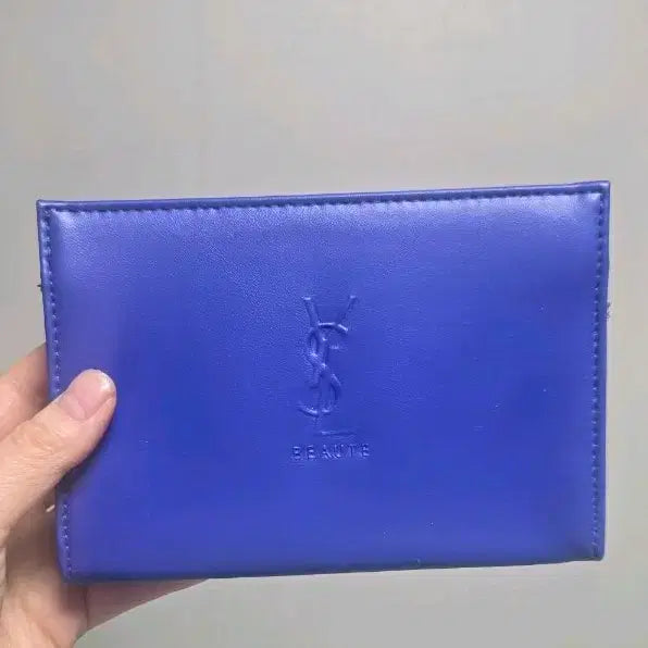 [BUNJANG] Yves Saint Laurent Mini Clutch - Blue / 입생로랑 미니 클러치 블루컬러