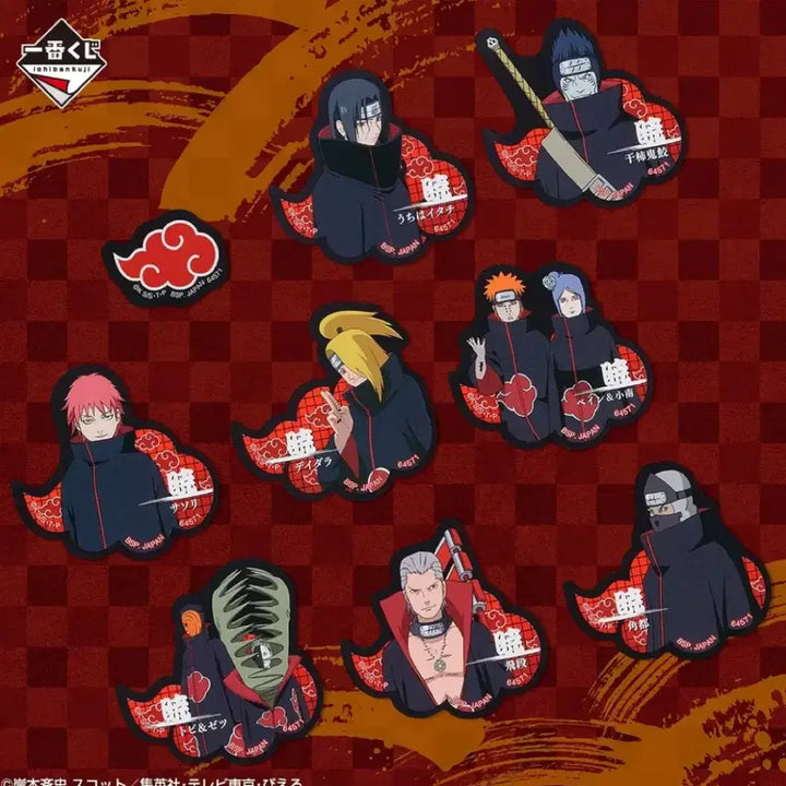 [BUNJANG] Naruto Ichiban Kuji Akatsuki Sticker Set / 나루토 이치방쿠지 제일복권 I상 아카츠키 스티커 미개봉