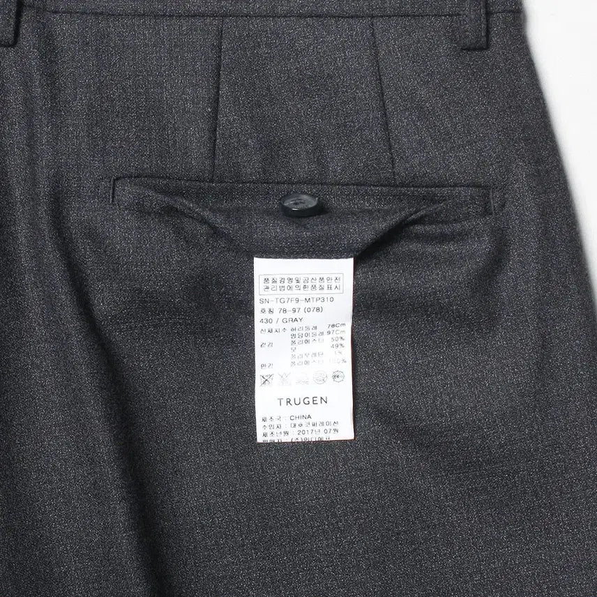 [BUNJANG] Trugen Suit Pants 9-part Slim / 30 트루젠 수트팬츠 9부슬림 111