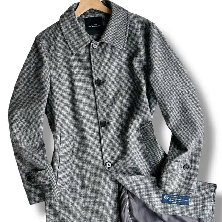 [BUNJANG] United Arrows x Loro Piana Gray Wool Coat / 유나이티드애로우즈x로로피아나 그레이 울 코트