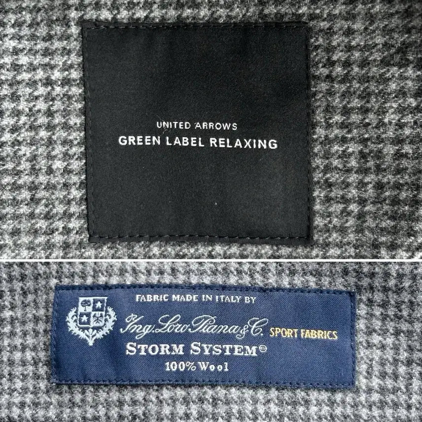 [BUNJANG] United Arrows x Loro Piana Gray Wool Coat / 유나이티드애로우즈x로로피아나 그레이 울 코트