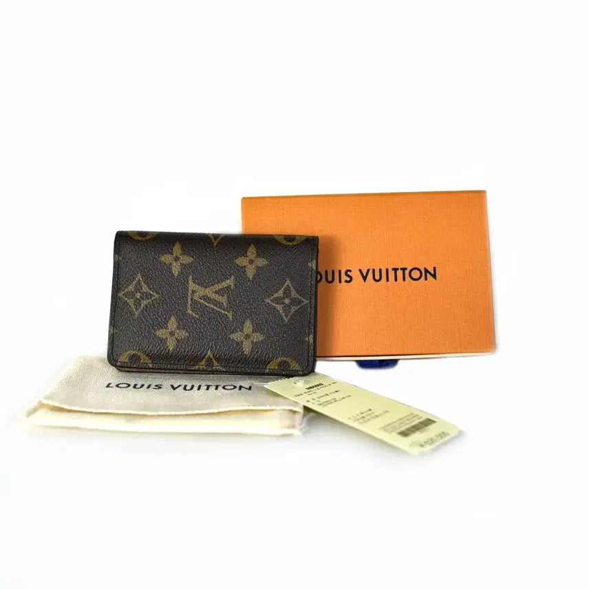 [BUNJANG] Louis Vuitton Monogram Pocket Organizer Card Wallet / 루이비통 모노그램 포켓 오거나이저 카드 지갑