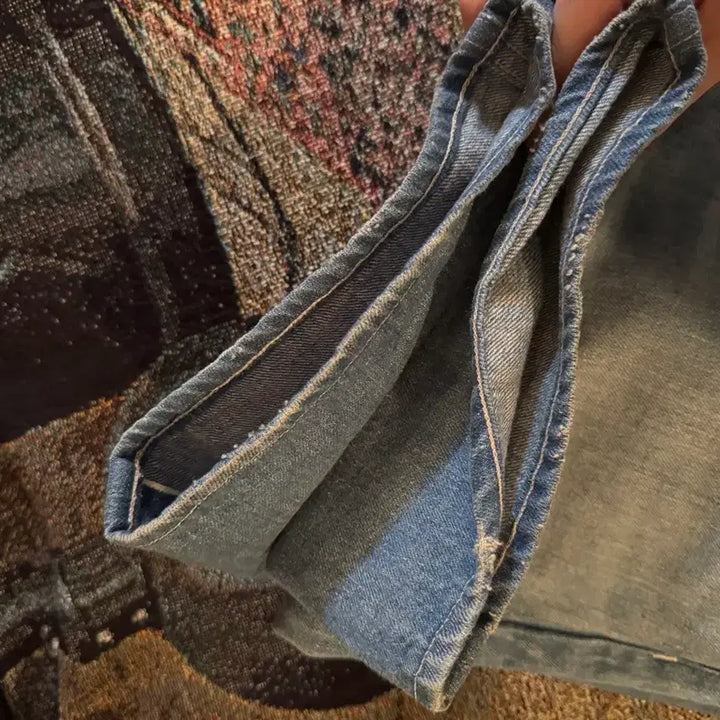 [SOLD OUT] 오라리  25SS Selvedge Faded Light Denim Wid