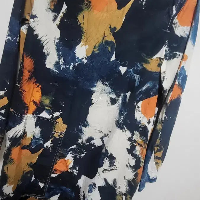 [BUNJANG] COS Pattern Print Long Sleeve Mini Dress / COS 패턴 프린트 롱 슬리브 원피스