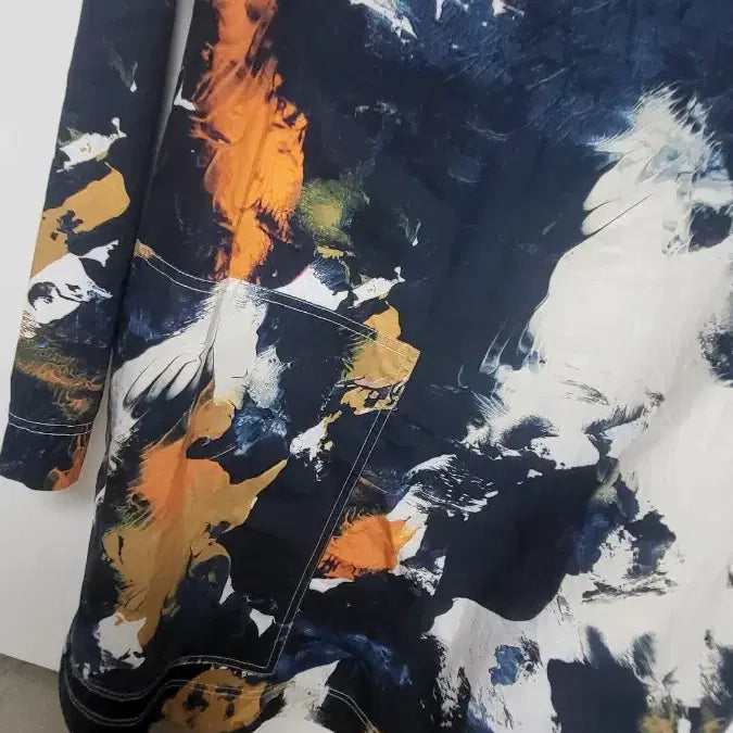 [BUNJANG] COS Pattern Print Long Sleeve Mini Dress / COS 패턴 프린트 롱 슬리브 원피스