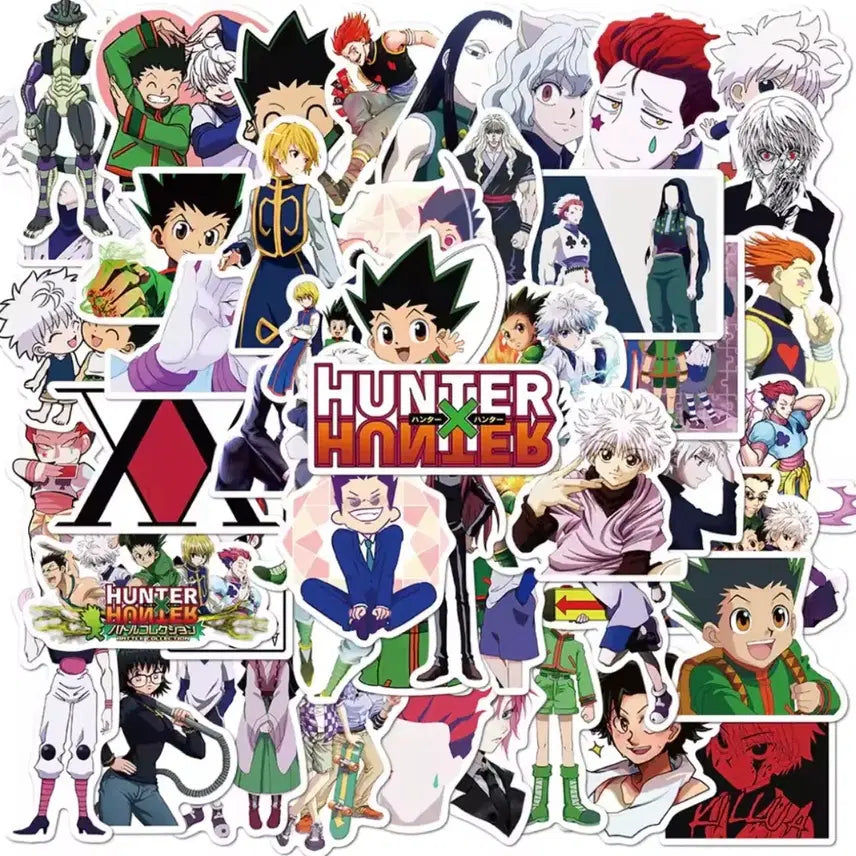 [BUNJANG] Hunter X Hunter Sticker Set / (50장) 헌터헌터 조각 스티커 곤 키르아 히소카 굿즈 크라피카 스꾸
