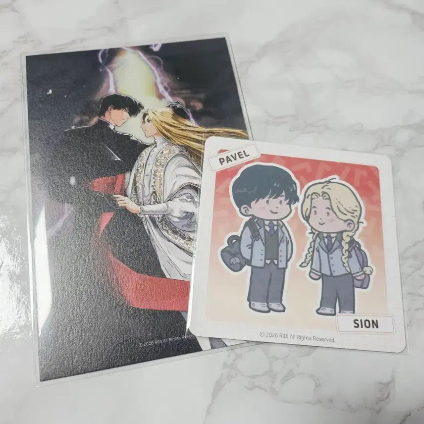 [BUNJANG] Fantazit Ridigo Stigmata POB Postcard &amp; Coaster / 판타지트 리디고 스티그마타 특전 엽서 및 코스터
