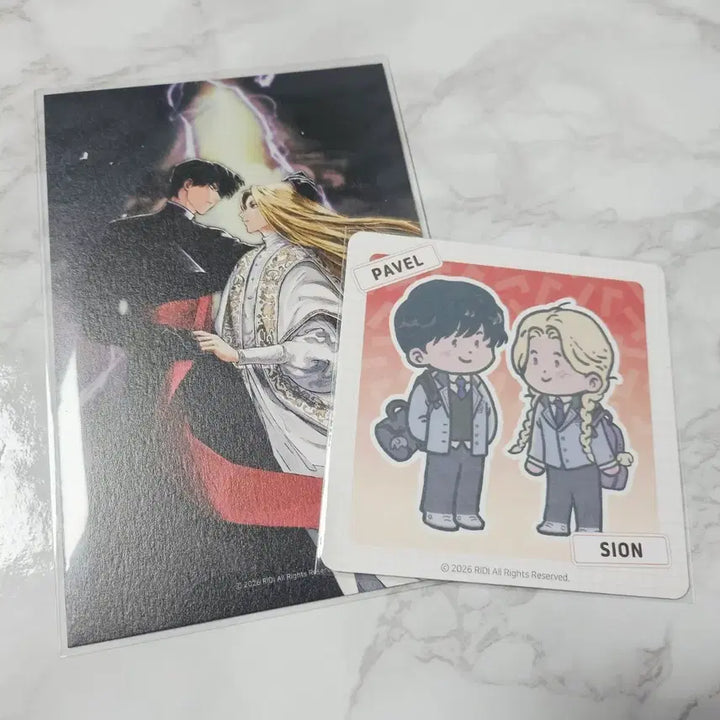 [BUNJANG] Fantazit Ridigo Stigmata POB Postcard &amp; Coaster / 판타지트 리디고 스티그마타 특전 엽서 및 코스터
