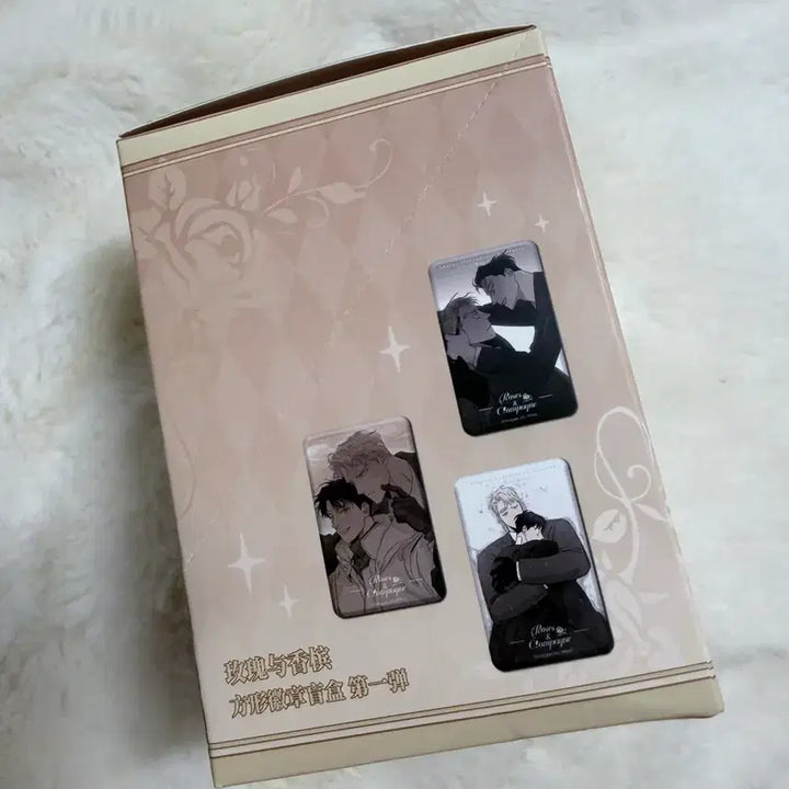 [BUNJANG] Rose and Champagne Can Badge Full Box Set / 장미와 샴페인 캔뱃지 풀박스 원가 이하 양도