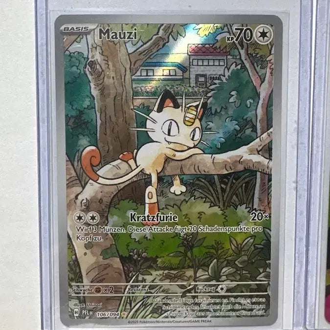 [BUNJANG] Pokemon Card Meowth AR 106/094 / (독어) 포켓몬 카드 나옹 AR 106/094