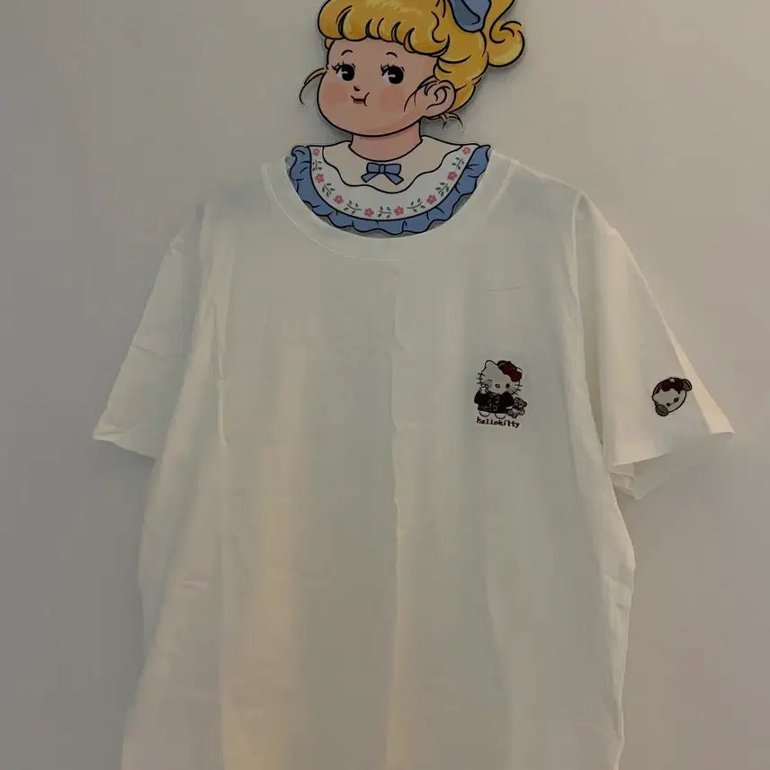 [SOLD OUT] 키티 자수 반팔티 빈티지
