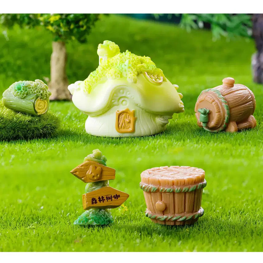 [BUNJANG] Forest House Miniature Set (9 Types) / 숲속의 집 미니어처 9종 세트 (인형 집꾸미기, 미니 피규어 집꾸미기)