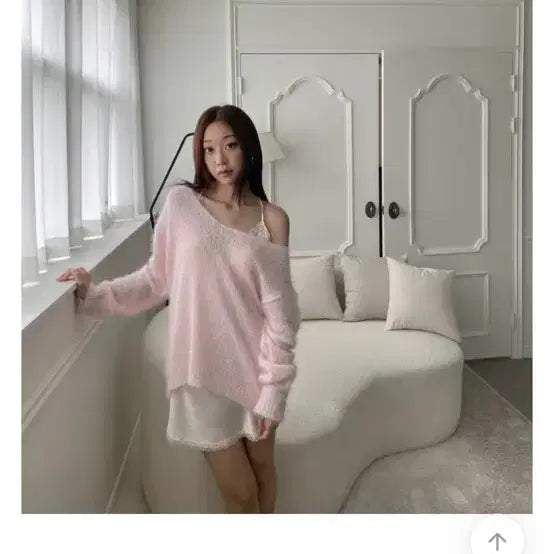 [SOLD OUT] 코프 클리시어 엔젤스드림  앙고라 니트 핑크
