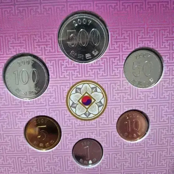 [BUNJANG] 2007 Korean Coin Mint Set / 2007년 한국 주화 민트 세트