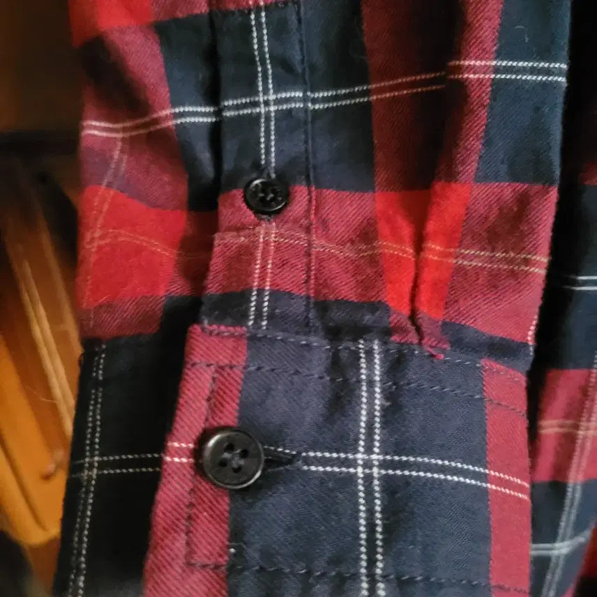 [BUNJANG] Lacoste Checkered Shirt Dress / 라코스테 체크 셔츠 원피스