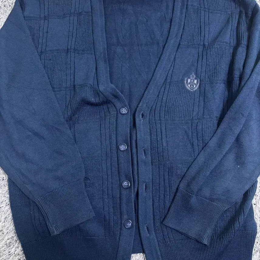[BUNJANG] ETOILE Wool Cardigan (Navy) - Size 105-110 / 일제 ETOILE 울 가디건 사이즈 105-110