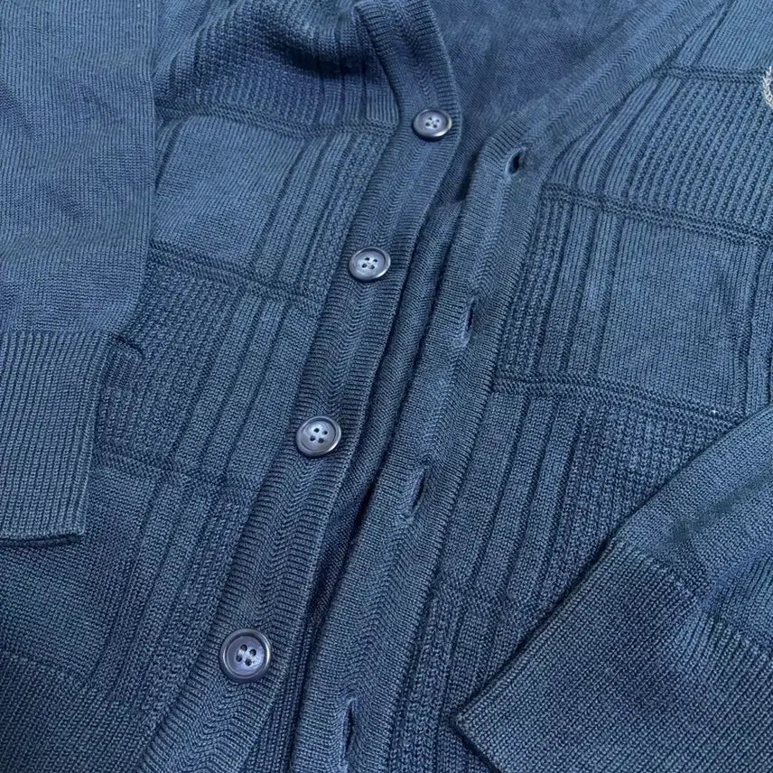 [BUNJANG] ETOILE Wool Cardigan (Navy) - Size 105-110 / 일제 ETOILE 울 가디건 사이즈 105-110