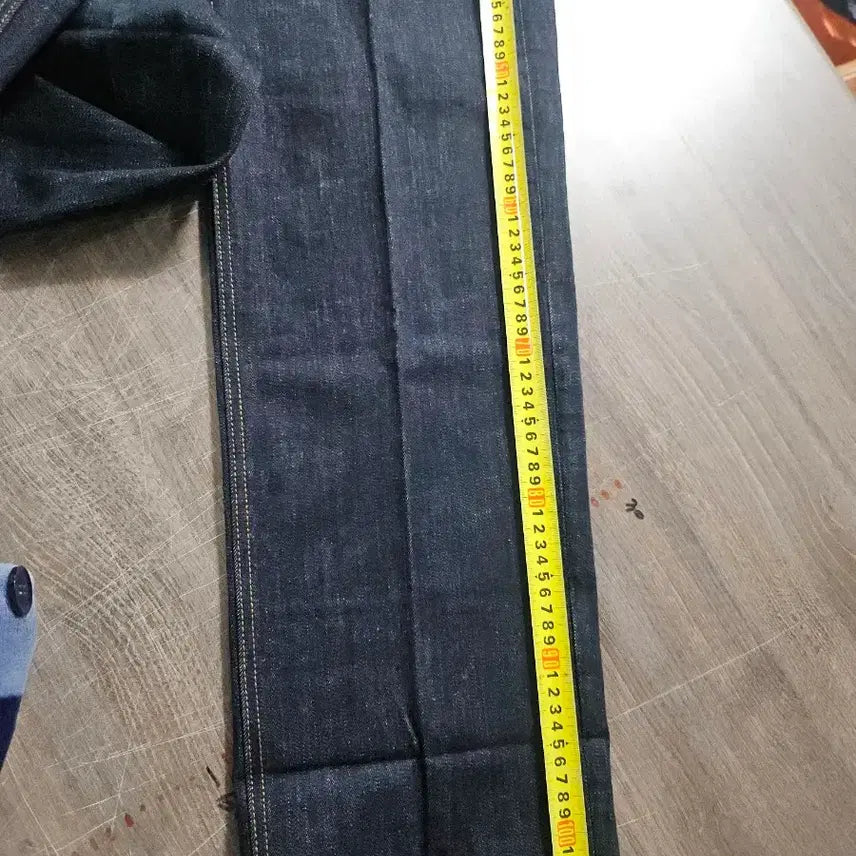 [BUNJANG] Denim Straight Leg Jeans - Size 55 / 데님 청 바지 통 일자형  55  새상품