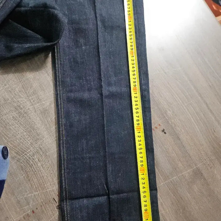 [BUNJANG] Denim Straight Leg Jeans - Size 55 / 데님 청 바지 통 일자형  55  새상품