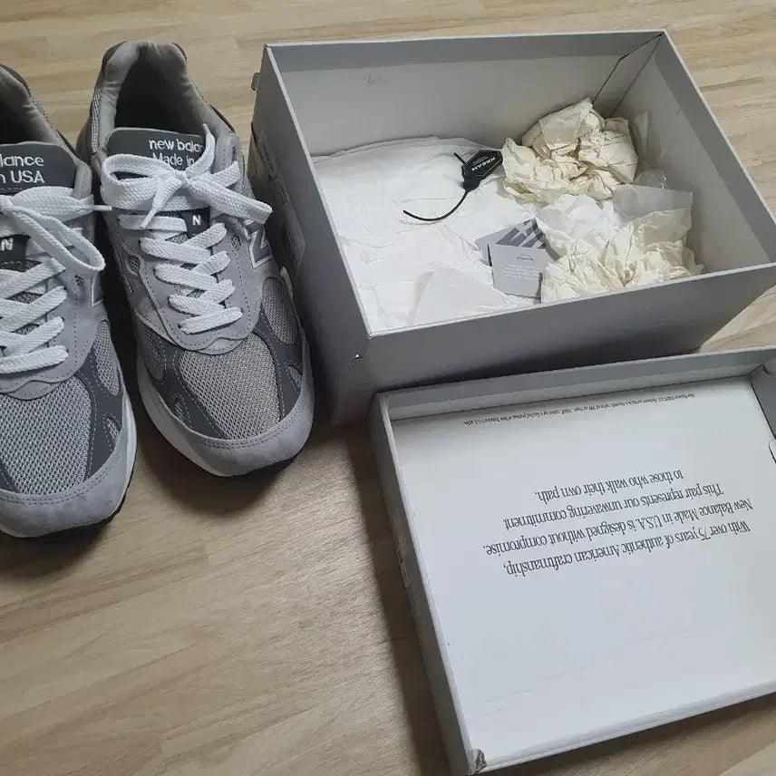 [BUNJANG] New Balance 993 Gray Sneakers / 뉴발란스 993 그레이 290