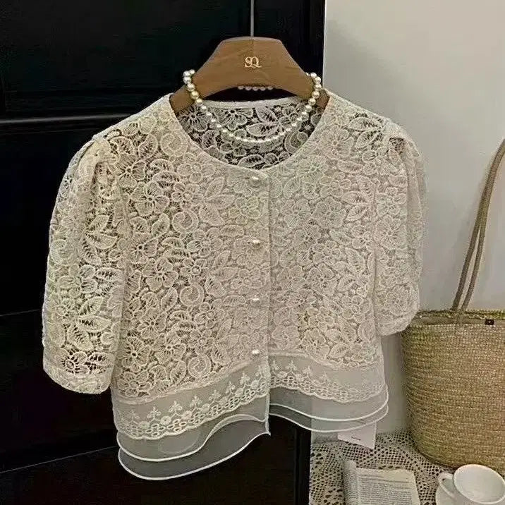 [BUNJANG] Lace Blouse / 레이스 블라우스