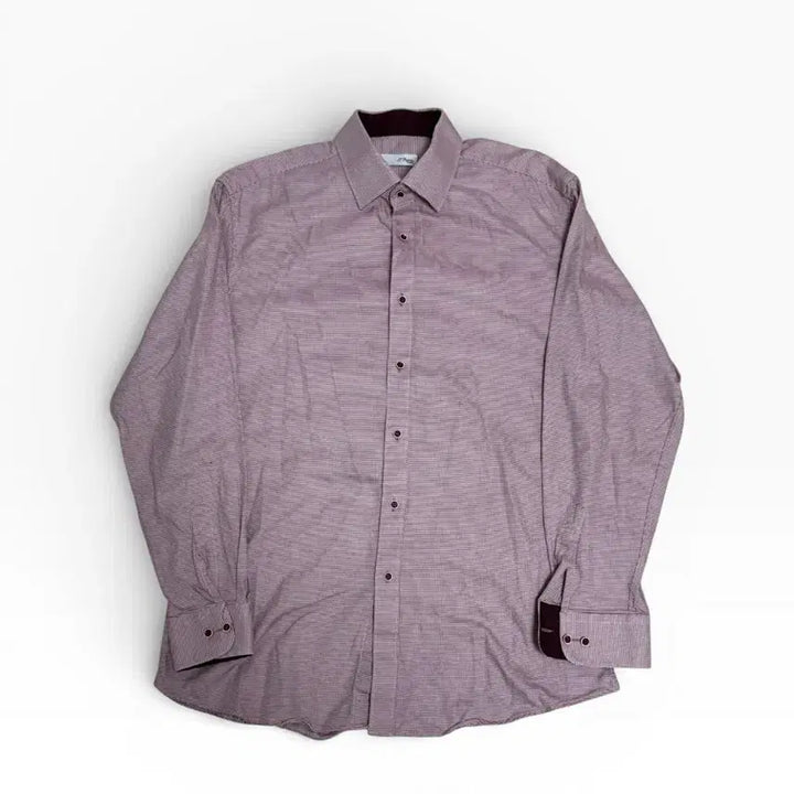 [BUNJANG] Dupont Burgundy Long Sleeve Shirt / 듀퐁 버건디 긴팔 남방 셔츠 105