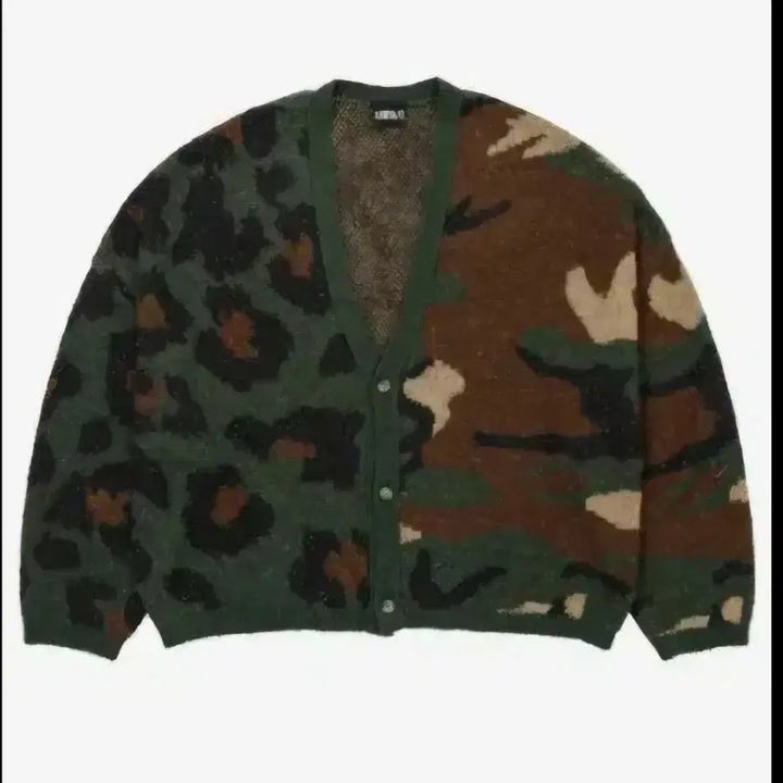 [SOLD OUT] 최종가 아조바이아조 오버사이즈 레오파드카모 가디건