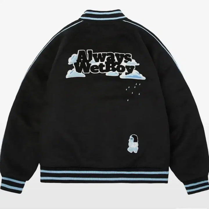 [BUNJANG] Aesop x Wet Boy Varsity Jacket Black XL / 에이소프x웻보이 울 바시티 자켓 블랙 XL