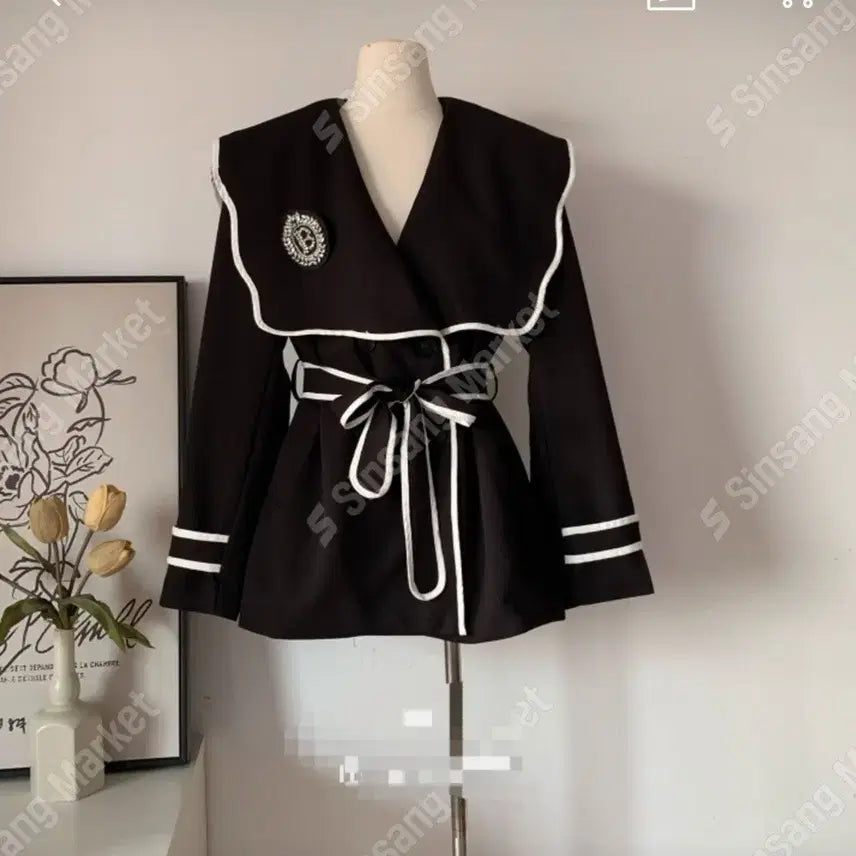 [BUNJANG] Seracala Belted Jacket / 빅 세라카라 벨티드  자켓