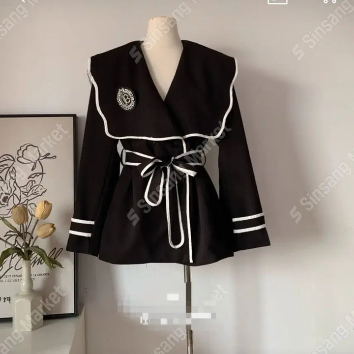 [BUNJANG] Seracala Belted Jacket / 빅 세라카라 벨티드  자켓