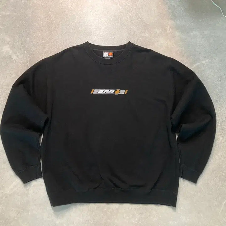 [BUNJANG] SPY Sweatshirt Black XL / SPY 맨투맨 스웻 셔츠
