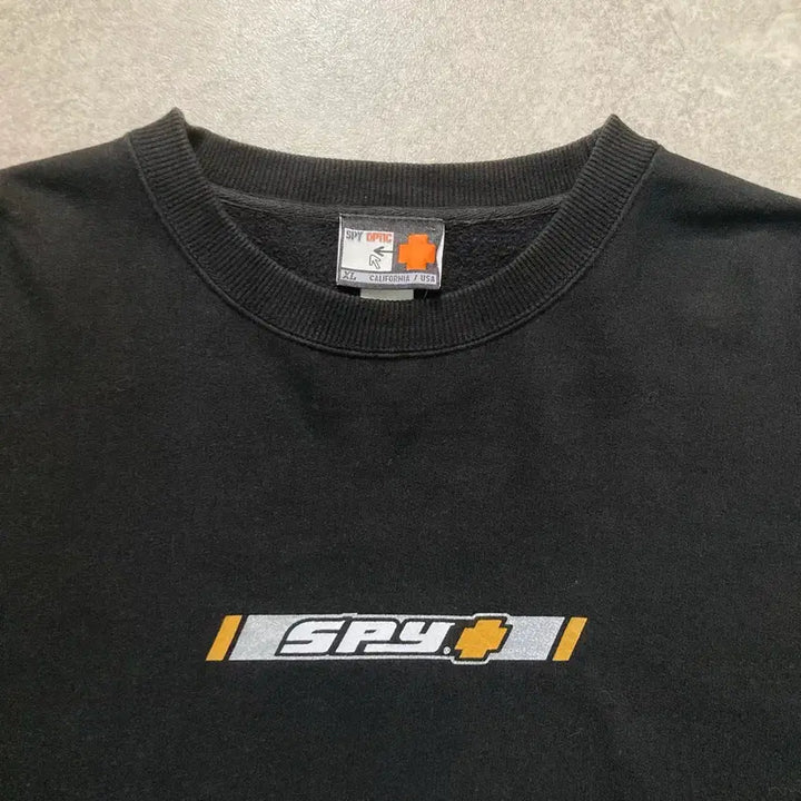 [BUNJANG] SPY Sweatshirt Black XL / SPY 맨투맨 스웻 셔츠