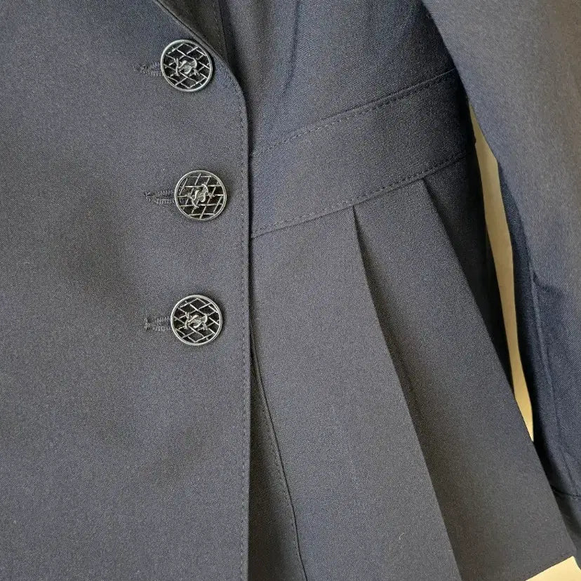 [BUNJANG] Pleated Detail Jacket Blouse / 세일 땡세일 플리츠장식 자켓 블라우스