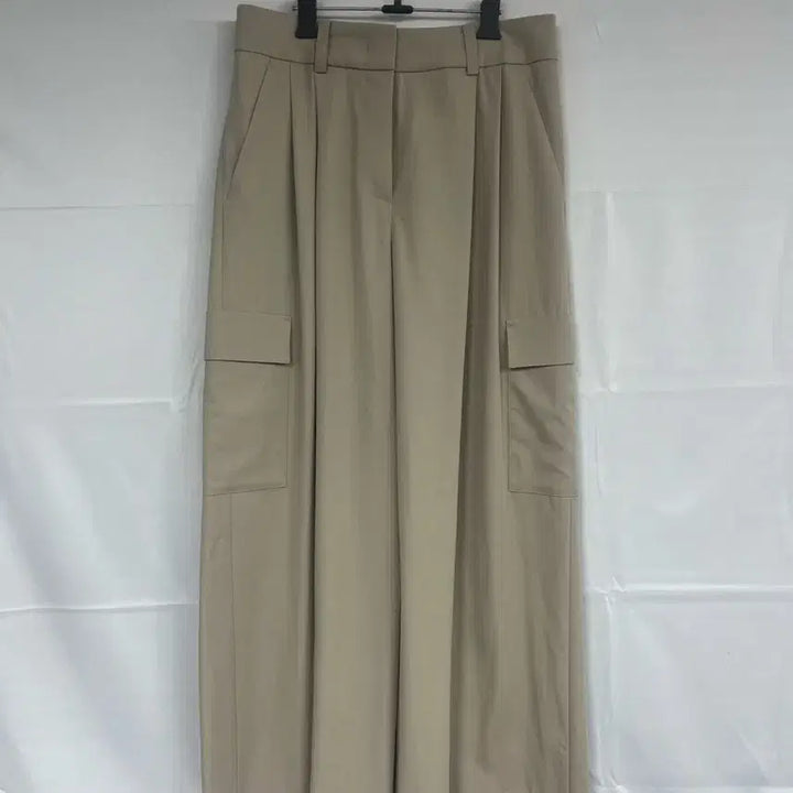 [BUNJANG] TIME Wide Cargo Slacks Beige / TIME 타임 와이드 카고 슬랙스 베이지