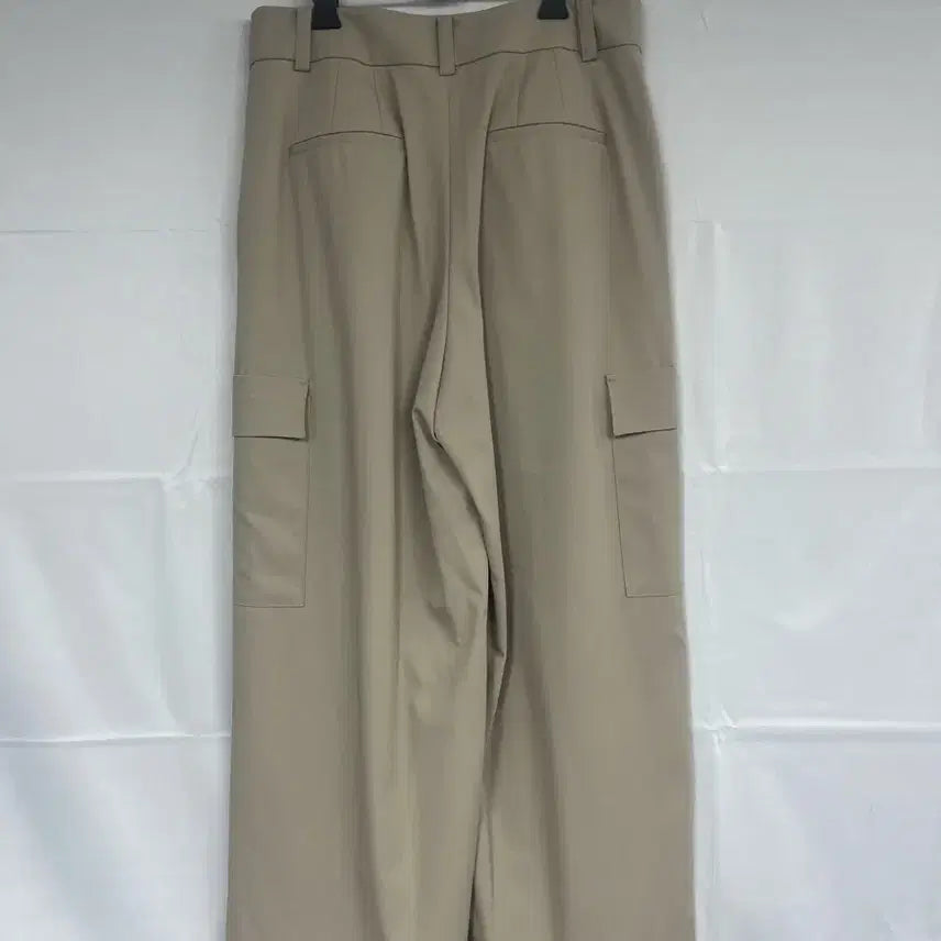 [BUNJANG] TIME Wide Cargo Slacks Beige / TIME 타임 와이드 카고 슬랙스 베이지