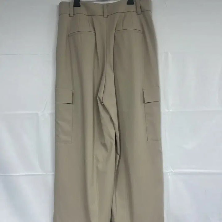 [BUNJANG] TIME Wide Cargo Slacks Beige / TIME 타임 와이드 카고 슬랙스 베이지