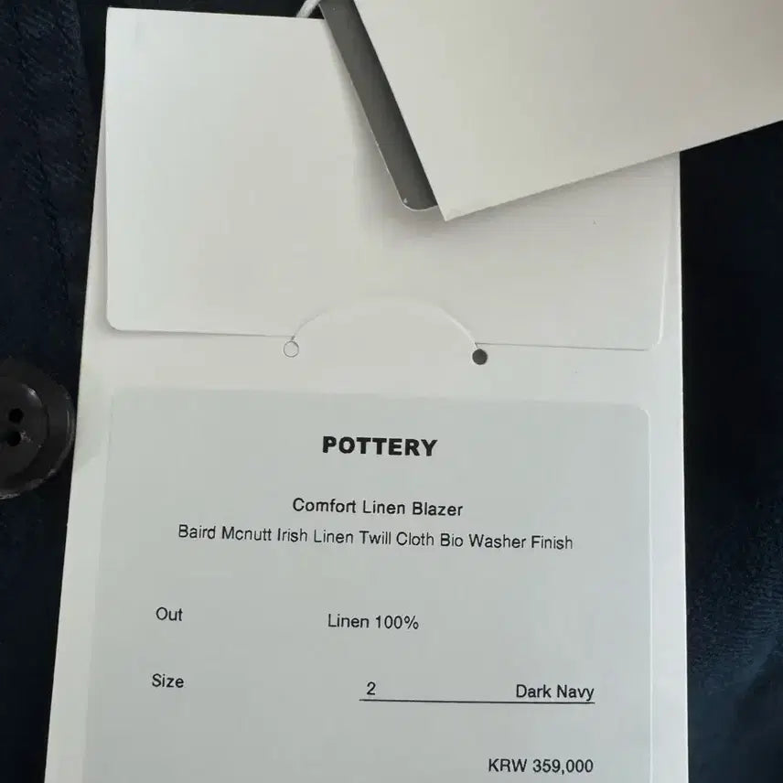 [BUNJANG] POTTERY Linen Comfort Blazer / POTTERY 포터리 린넨 컴포트 블레이저