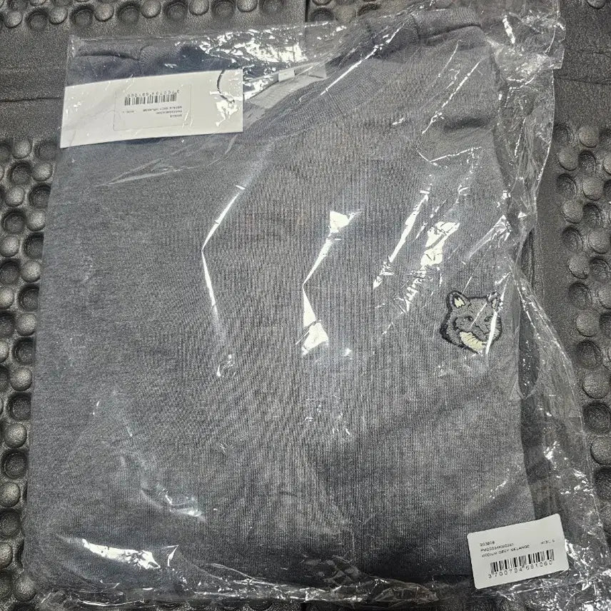 [BUNJANG] Maison Kitsune Fox Head Sweatshirt Gray L / 메종키츠네 폭스 헤드 맨투맨 그레이 L 새상품