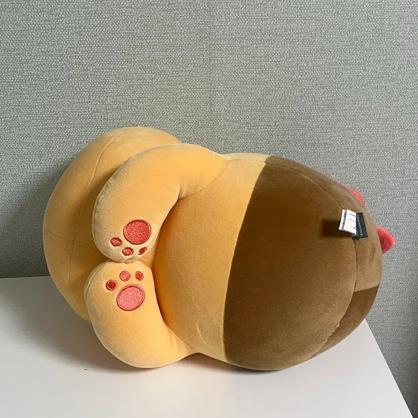 [BUNJANG] Chunsik Ribbon Pillow Cushion Doll / 춘식이 인형 식빵굽는 리본 춘식이 필로우 쿠션 인형