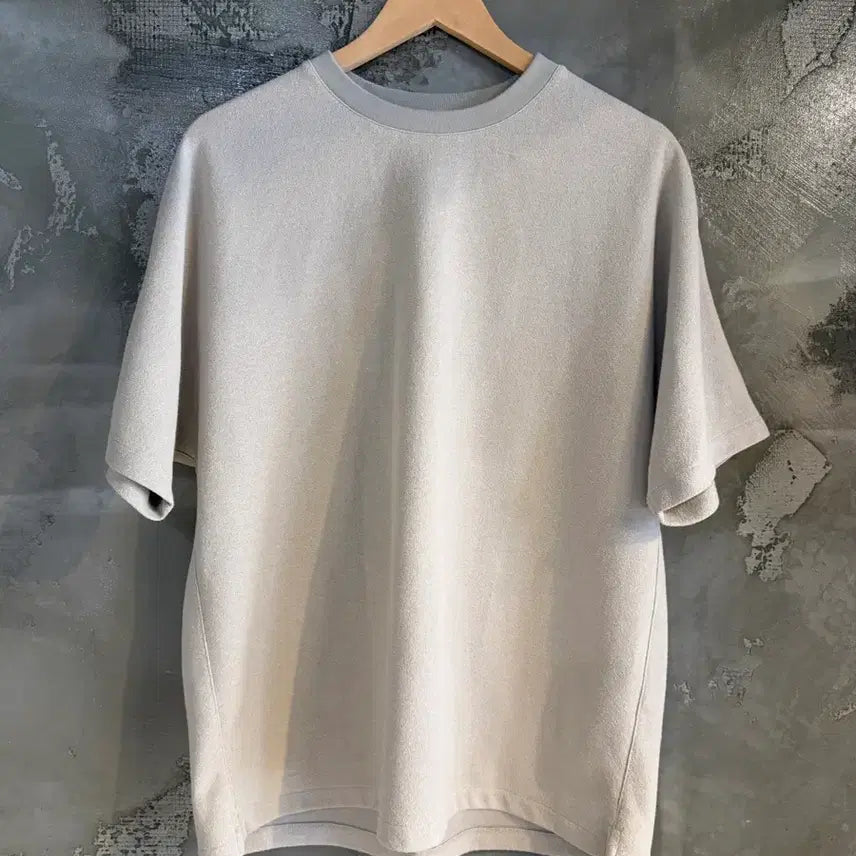 [BUNJANG] Time Towel Ivory Short Sleeve T-shirt (Size 100) / 타임 타올 아이보리 반팔 티셔츠 100
