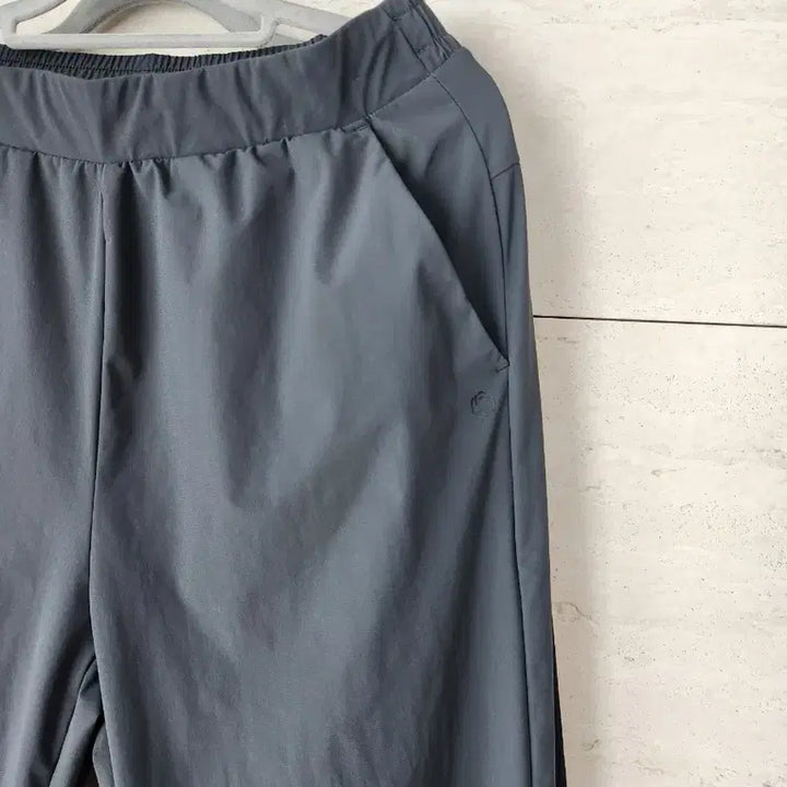 [BUNJANG] Topten Gray/Black Elastic Waist Pants / 탑텐/ 검정/회색 바지