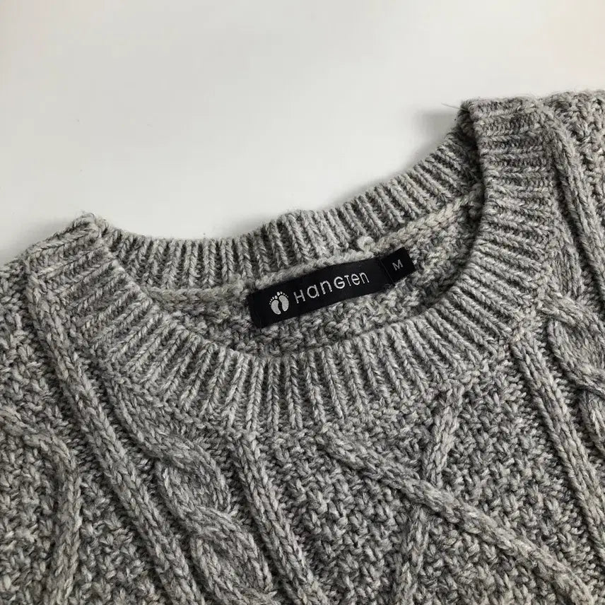 [BUNJANG] Hang Ten Cable Knit Sweater / 행텐 케이블 니트 스웨터