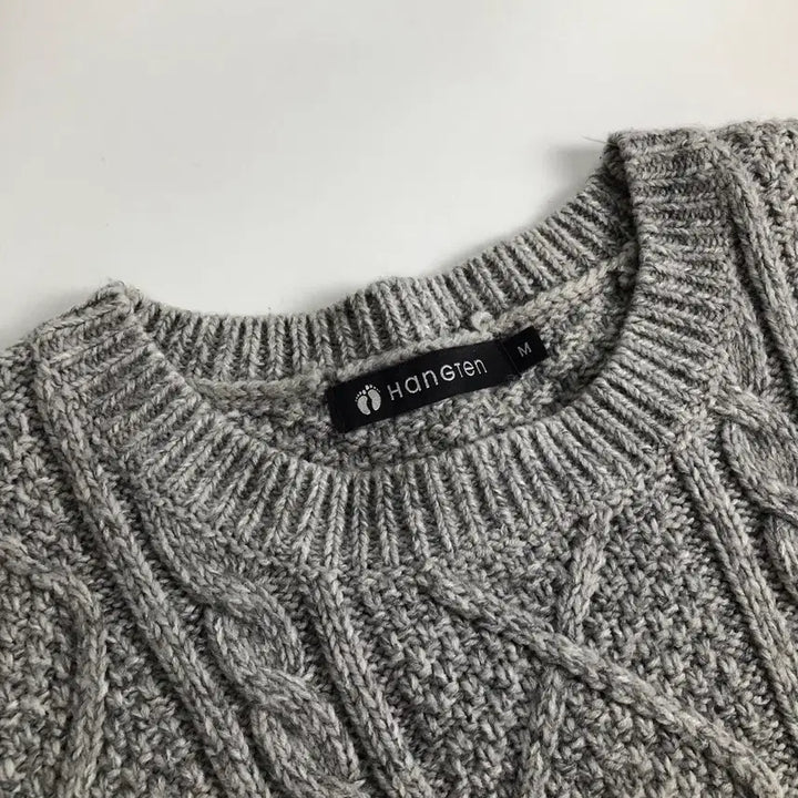 [BUNJANG] Hang Ten Cable Knit Sweater / 행텐 케이블 니트 스웨터