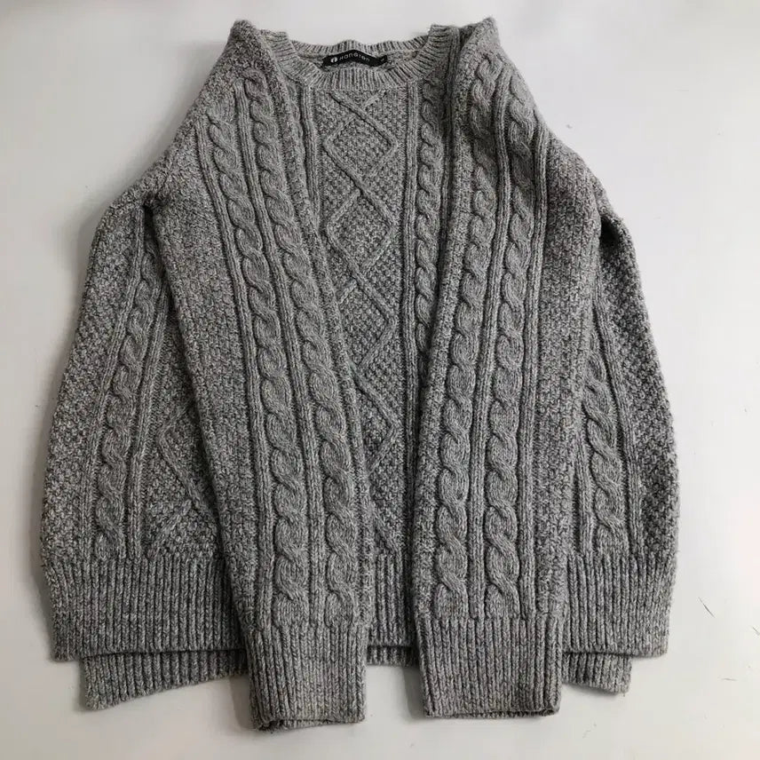 [BUNJANG] Hang Ten Cable Knit Sweater / 행텐 케이블 니트 스웨터